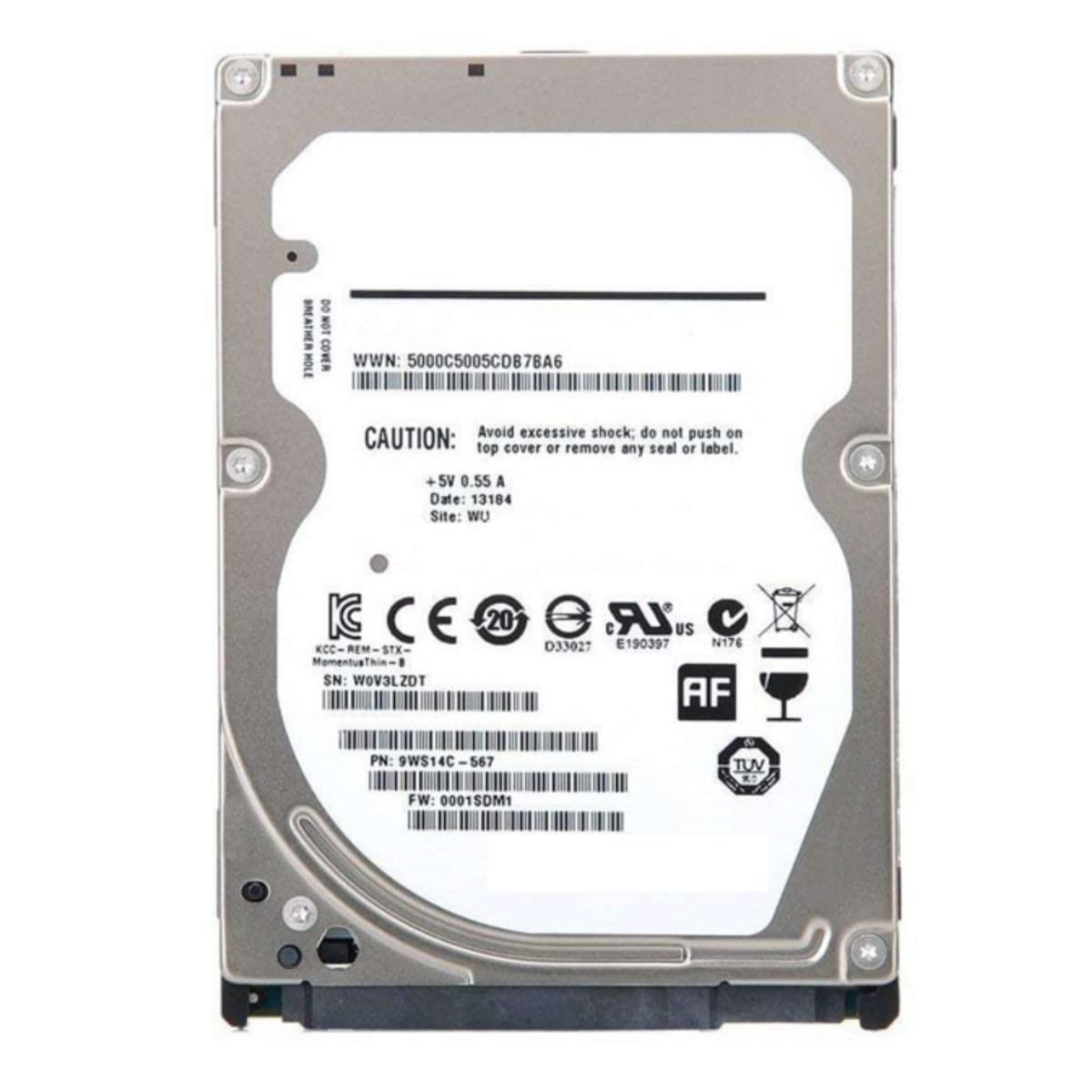 Mac-Axx™ 500GB Laptop HDD Compatible with Seagate [Form Factor - 2.5''-inch, Thickness - 7MM, RPM - 7200, Speed - up to 6Gb/s] | 365 Days Replacement Warranty