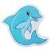 SlipX Solutions Adhesive Bath Treads: Tub Tattoos Add Non-Slip Traction to Tubs, Showers & Other Slippery Spots (Kid Friendly, 5 Count, Reliable Grip) (Dolphin)