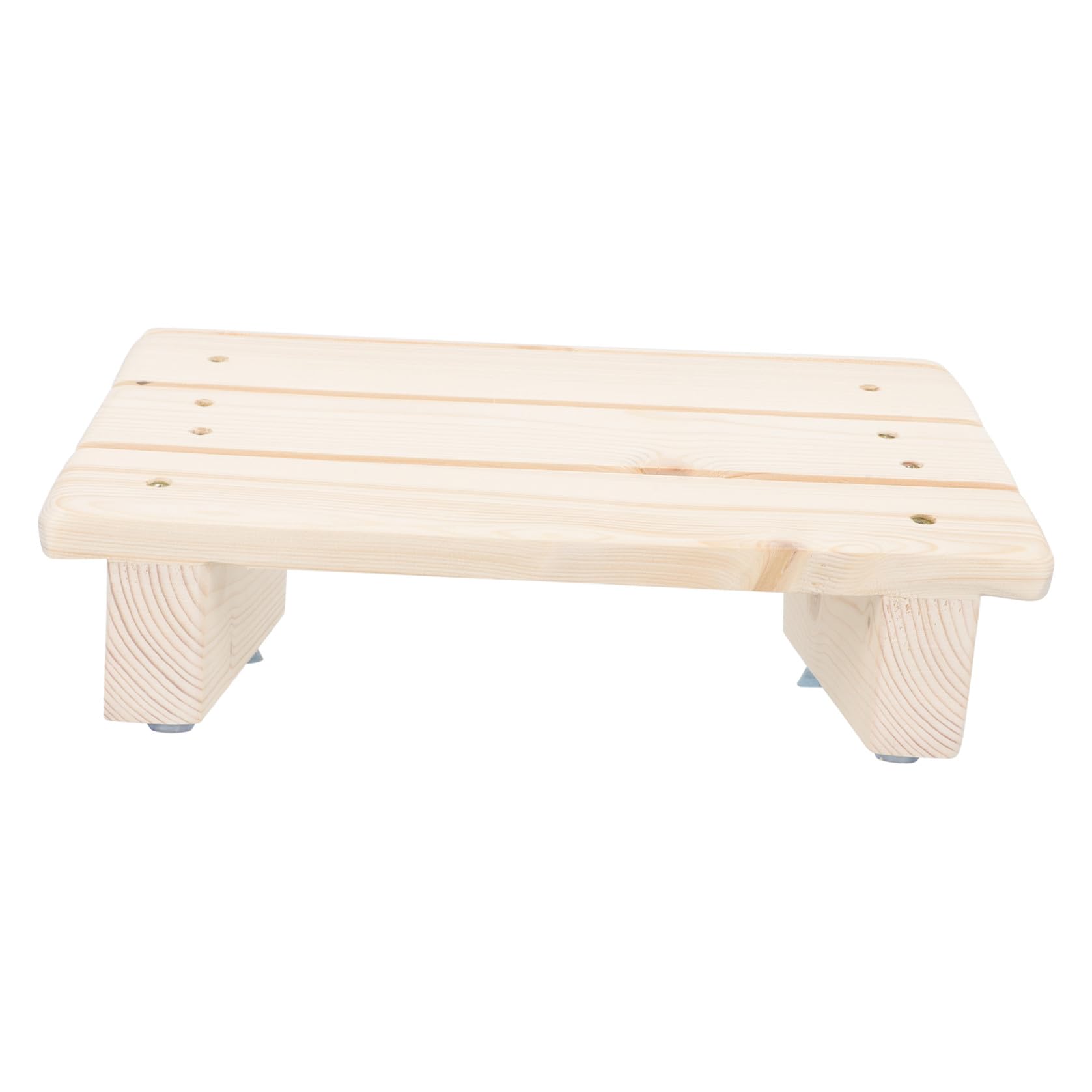 iplusmile Poggiapiedi Da Ufficio in Legno Massello 30x20x11 Cm Inclinato Supporto Poggiapiedi Ergonomico Portatile Per Casa e Studio