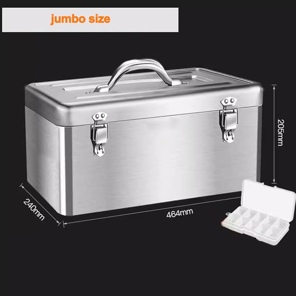 Amazon.co.jp: 大容量ステンレス収納ボックス工業グレード車家庭用厚さ