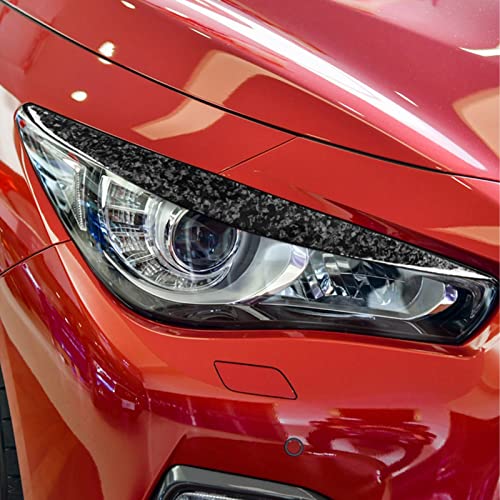 Paupière de phare Infiniti Q50 carbone forgé accessoires extérieur voiture