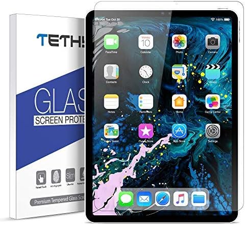 TETHYS Glass Screen Protector Designed for iPad Pro 11-inch [1 Pack] Durable HD Tempered Glass for Apple iPad Pro 11" Inch 2018, 1-Pack
