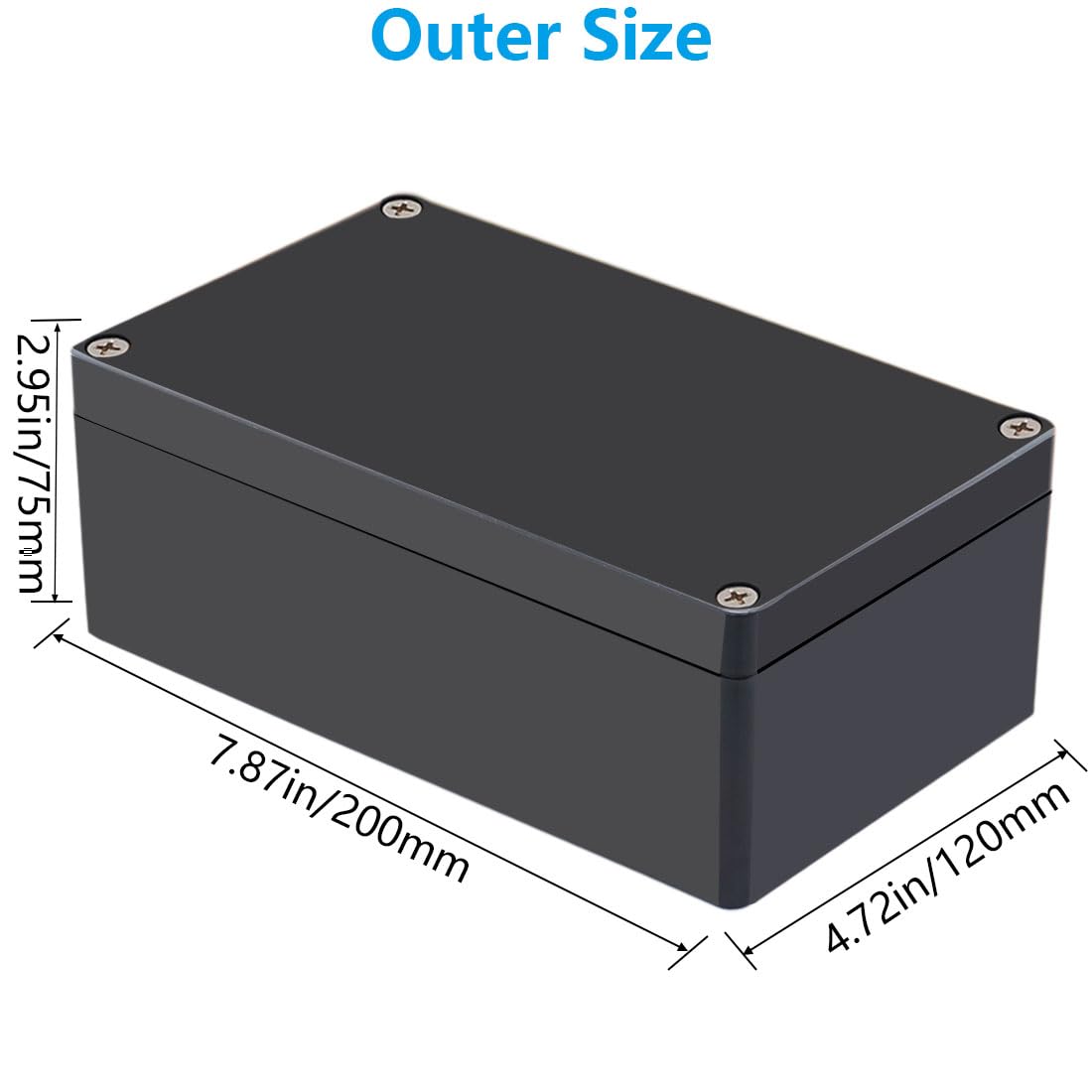 Waterproof ABS Electrical Box - DIY Project Enclosure -2
