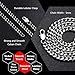 HEXALOVA 5mm Chain for Men Stainless Steel Cuban Link Chain Necklace for Women Silver Toned Mens Necklaces 20 Inch