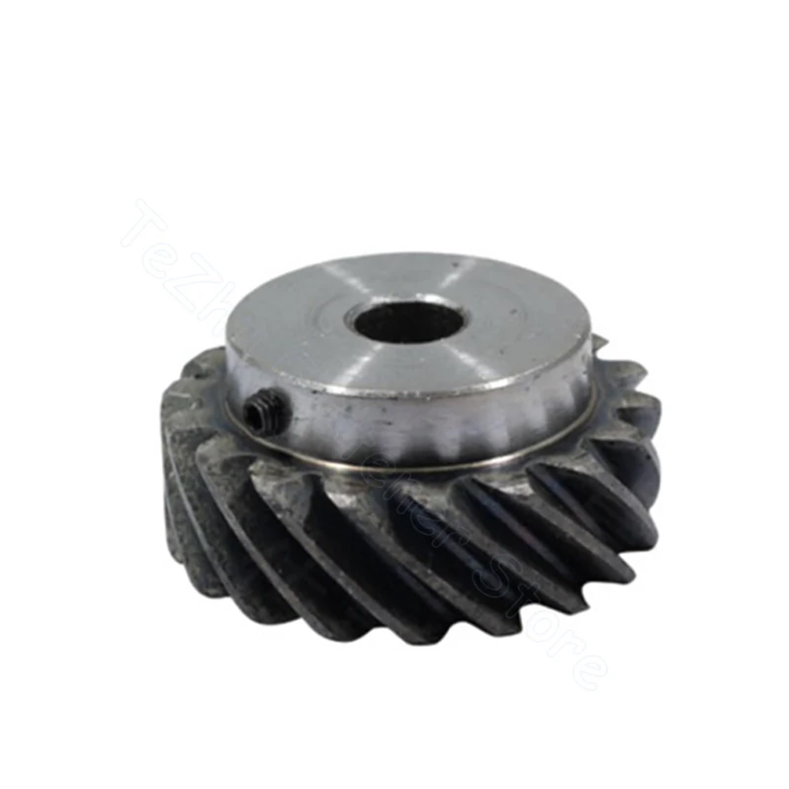 Engrenage d'angle hélicoïdal pour gaucher 1,5 m 45# acier - 10T à 22T avec tailles de trou 8-15 mm (12 mm (keyway 4mm) 13 dents)