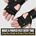 Quick Gel Boxing Wraps Under Boxing Gloves - Kickboxing MMA Muay Thai - Fist, Knuckle, Wrist Wrap Protection Inner Glove Hand Wraps - Men Women Kids - MoneyFyte (Black/Gold, S/M)