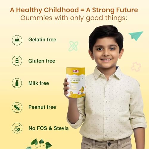 Image of BabyOrgano Nutriverse Eye Care Gummies for Kids (2-15 Years) - Sharper Vision and Healthy Eyes with Natural Ingredients - (Eye care gummies + cold gummies)
