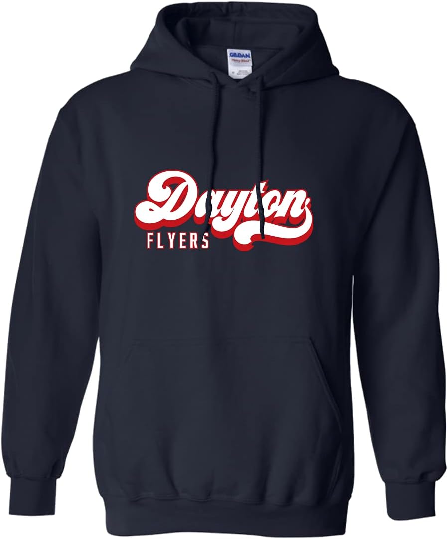 CreateMyTee | University of Dayton Flyers Vintage Hooded Sweatshirt