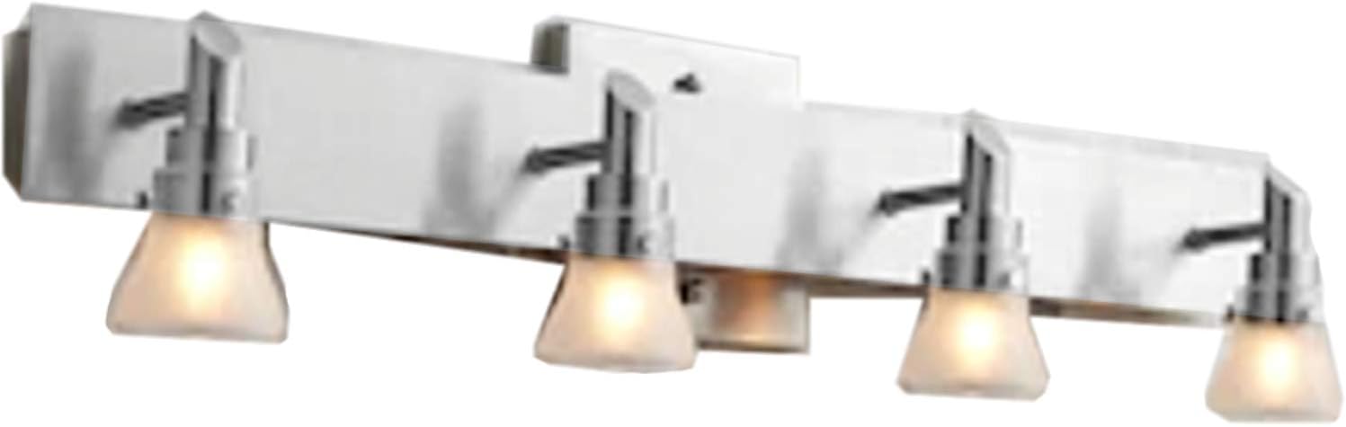Portfolio 4 Light Brushed Nickel Standard Bathroom Vanity Light Vanity Lighting Fixtures Amazon Com