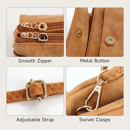 Image of Crossbody Purse, PU Leather Women's Crossbody Handbags Small Crossbody Bags for Women and Girls, Crossbody Handbag