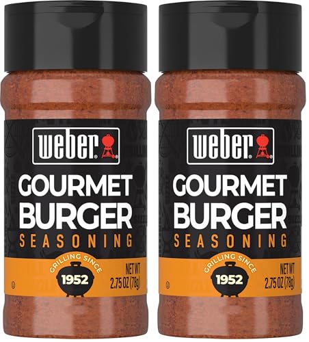 Weber Gourmet Burger Seasoning, 2.75 Ounce Shaker (Pack of 2)