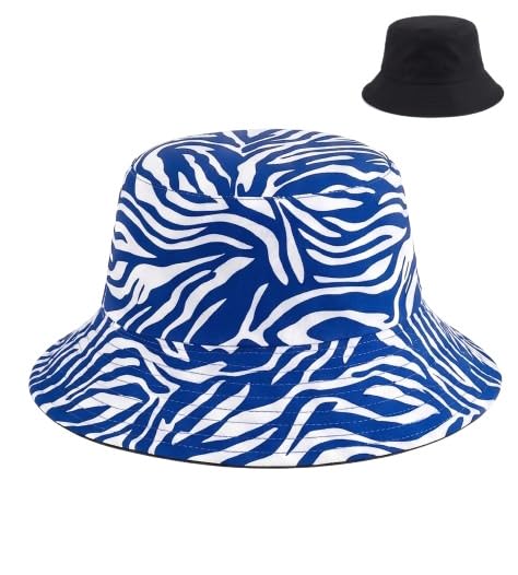 fabseasons Unisex Cotton Reversible Bucket Hat – Packable Double-Sided Summer Beach Sun Hat for Men, Women & Teens – Stylish Travel Fisherman Cap-picture-28