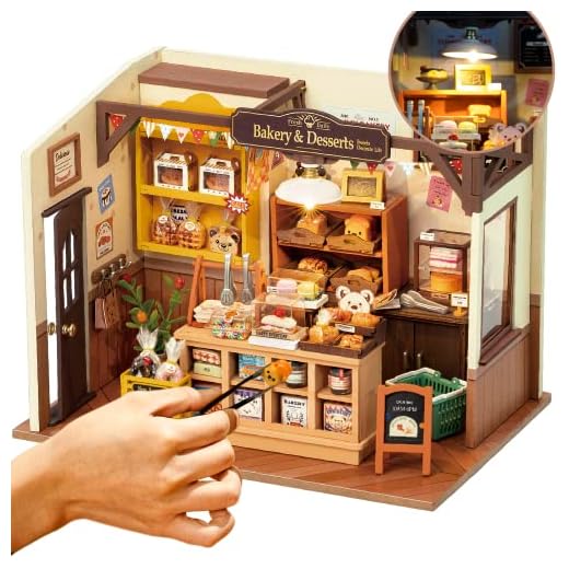 ROBOTIME Miniature House DIY Dollhouse Kit