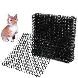 BUYGOO Platte stekelstrip, anti-graafmat, 5 vellen, grote kattenstekels voor tuin, stekelstrip, anti-graafmat voor…