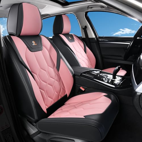 Huidasource Car Seat Covers, Universal Fit for Cars SUVs Trucks, Black&Pink by Huidasource - Used condition - Image 2