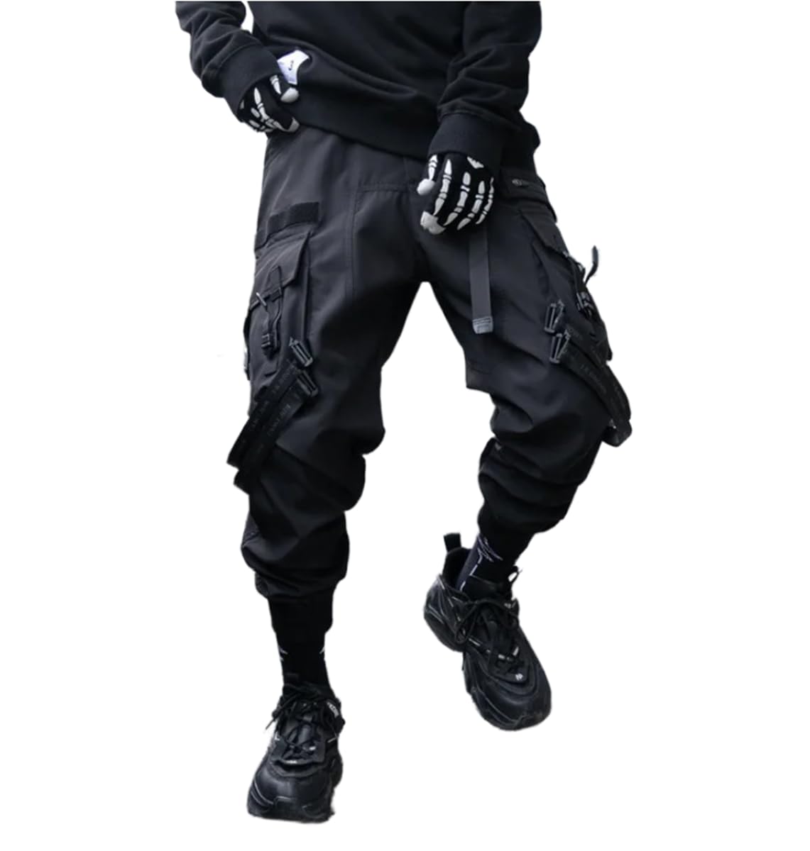 Pantalones De Carga De Hip Hop Techwear De Hip Hop De High Street