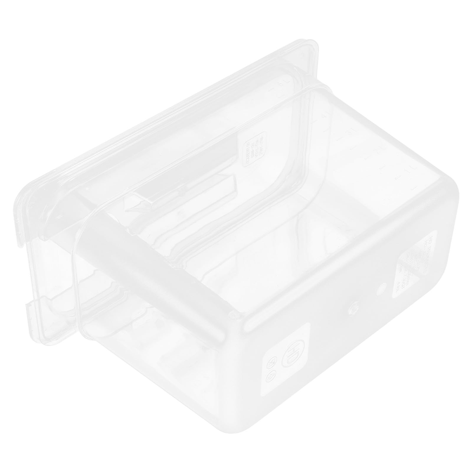 IMIKEYA Contenitore per Cottura Lenta da 6l in PC Trasparente e Resistente, Custodia Pratica per Sous Vide e Uso in Ristorante Visibilità Cristallina