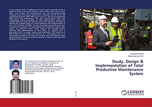 livre Study, Design & Implementation of Total Productive Maintenance System