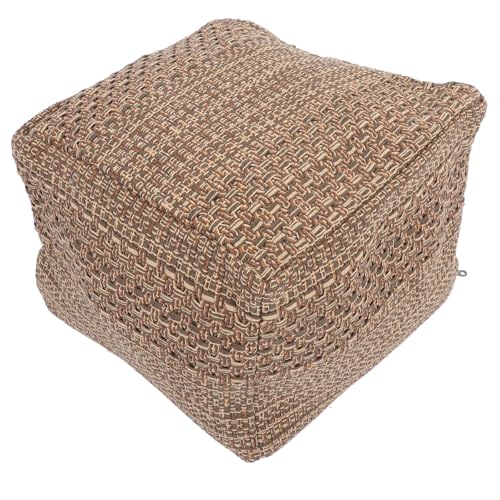 VILLCASE Funda de Cojín Gruesa de Lino para Silla Transpirable Cuadrada sin Relleno Funda de Cojín Desmontable para Asiento Cubierta Resistente y Cómoda para Hogar y Oficina