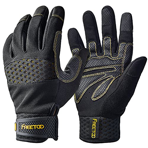 Freetoo safety work gloves men & women, mechanic working glov…