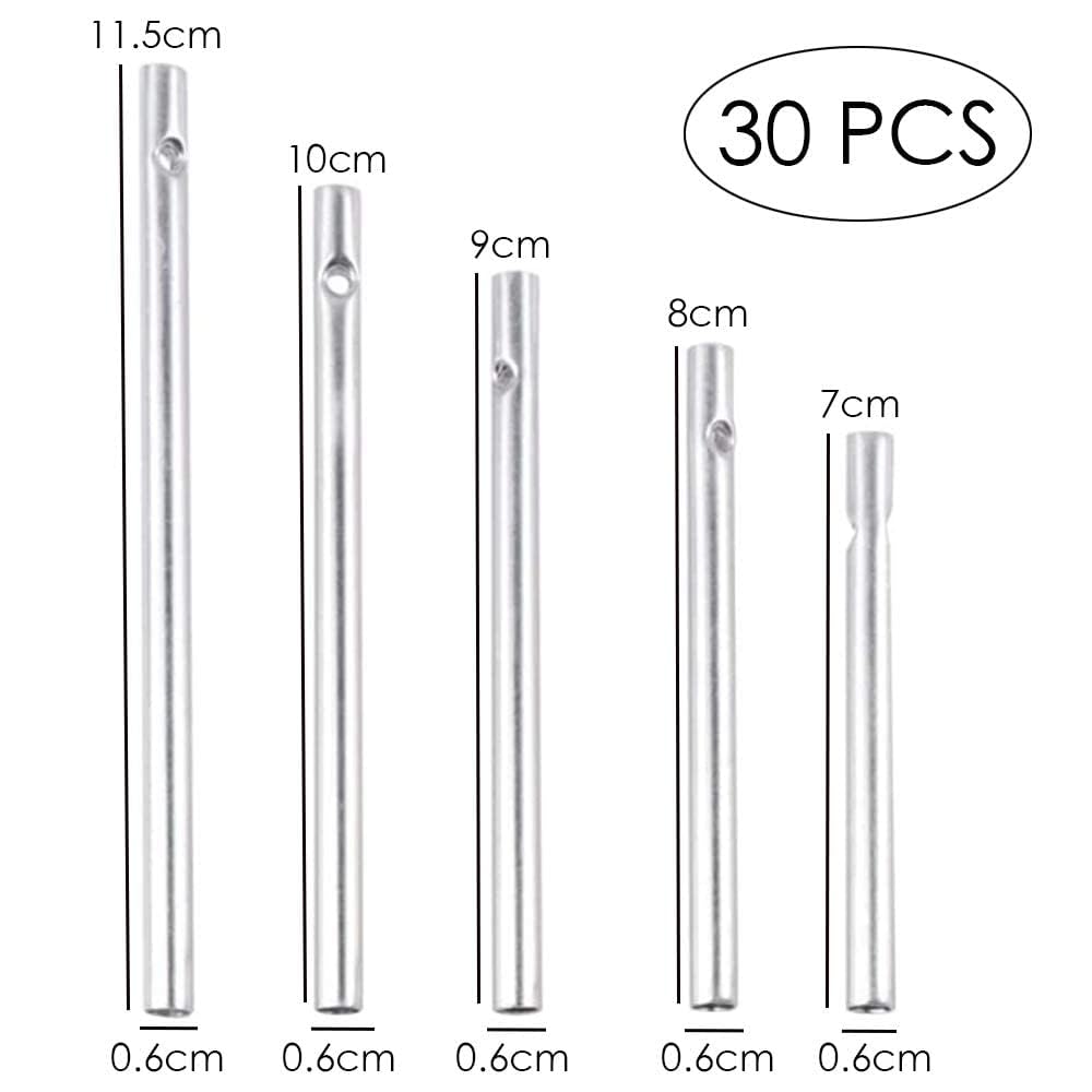 Silver Wind Chime Empty Aluminum Tubes - Image 2