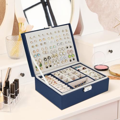 Boîte à bijoux verrouillable pour protéger vos colliers de l'emmêlement - 8