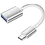 USB C to USB OTG Adapter, XINRUISEN Type C Male to USB 3.0 Female OTG Cable Adapter Nylon USB Type-C Plug for Thunderbolt 3 M
