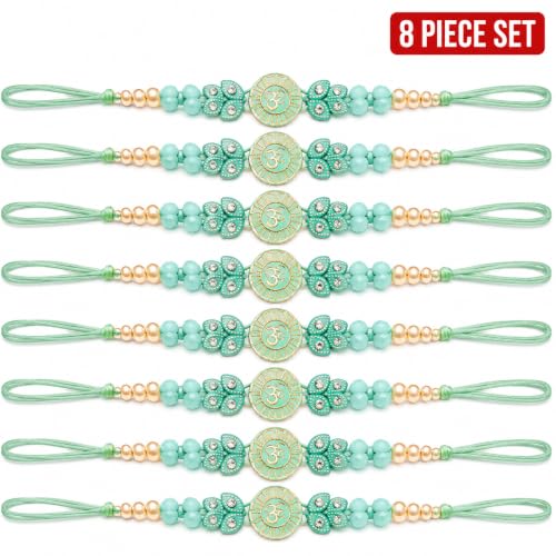 Image of Set for Brother Set of 2, Designer Peacock Rakhi for Brother Boy Men, Premium Kalash Raki for Bhaiya, Traditional Rakshabandhan Rakhis with Best Wishes Card and Tillak Set, Thread (rrt)