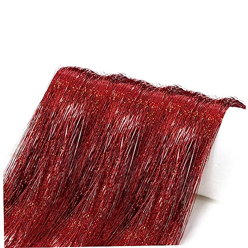 Extensions de cheveux colorées tinsel synthétiques Beavorty pour fêtes - 7