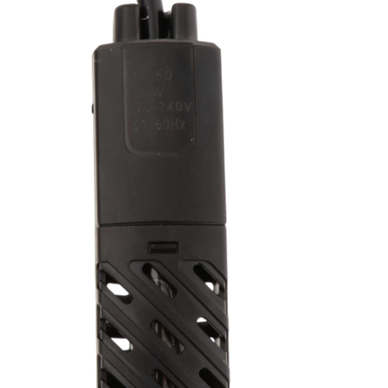 Calentador de Acuario Varilla de Calefacción Electrónica Pantalla Digital Control de Temperatura Protección Automática Adecuado para de Tortug, 50 W