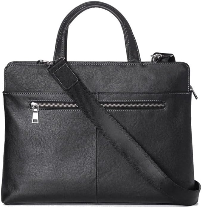 Soft Leather Hand-held Cowhide Single Shoulder Crossbody Business Leisure Document Bag image 5