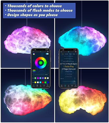 LUYOEXT Cloud Led DIY Lights for Bedroom, view 2