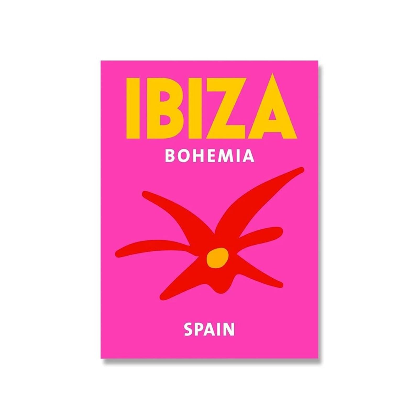 Marché aux fleurs affiche Ibiza et Mykonos pour égayer votre salon moderne