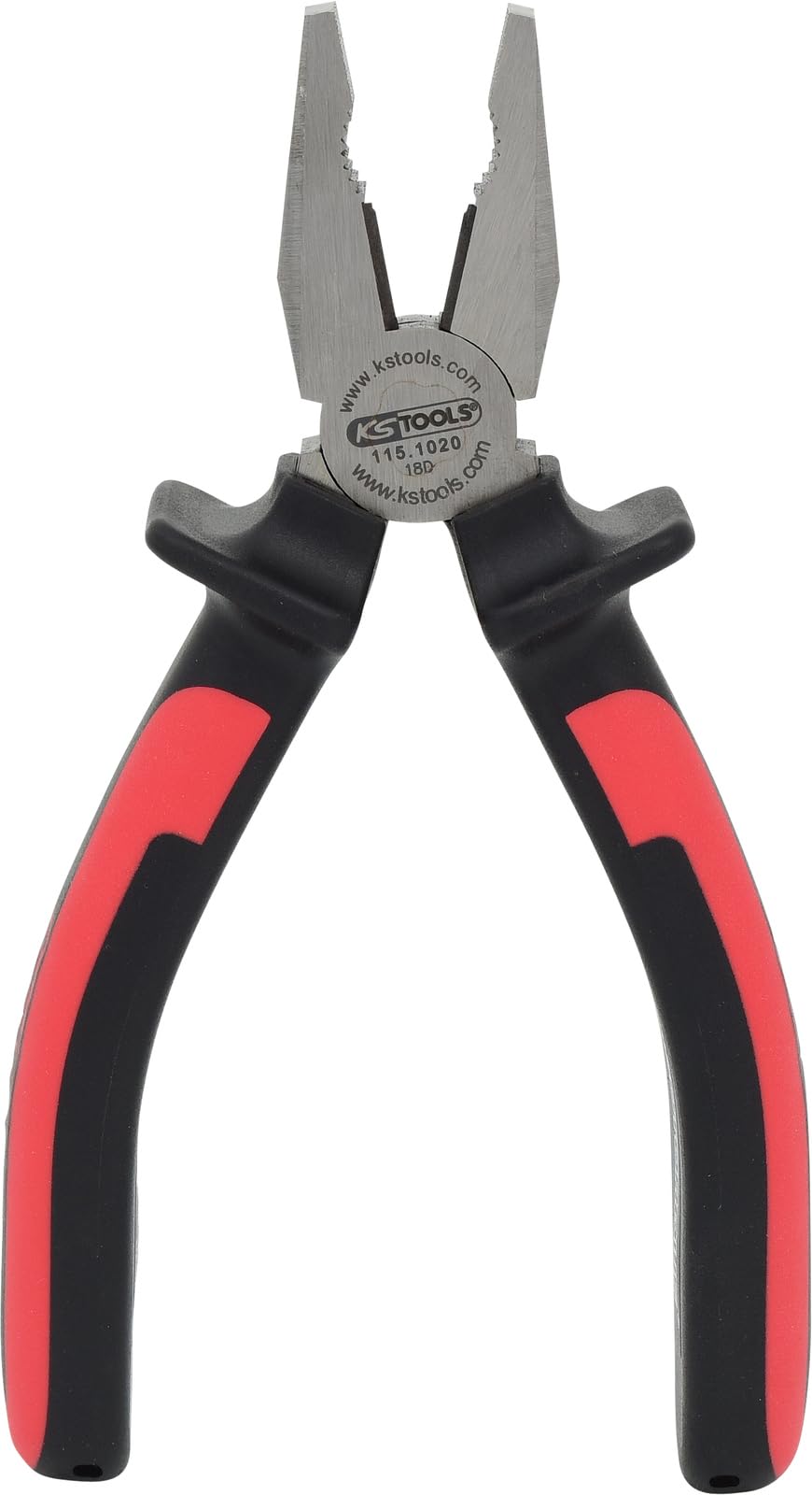 Pince universelle KS Tools 115.1020 à poignées bi-composants 165 mm