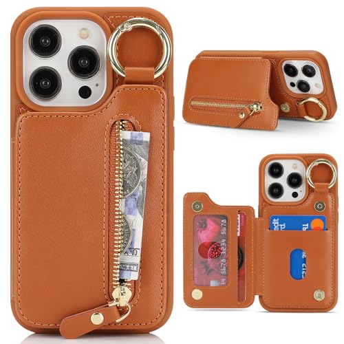 Ｈａｖａｙａ Flip Wallet Case for iPhone 14 Pro - Brown - image 1
