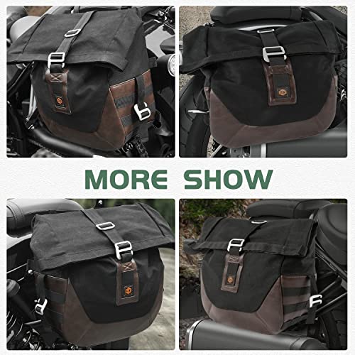 Bolsa lateral para motocicleta tipo saddlebag rápida miniatura 6