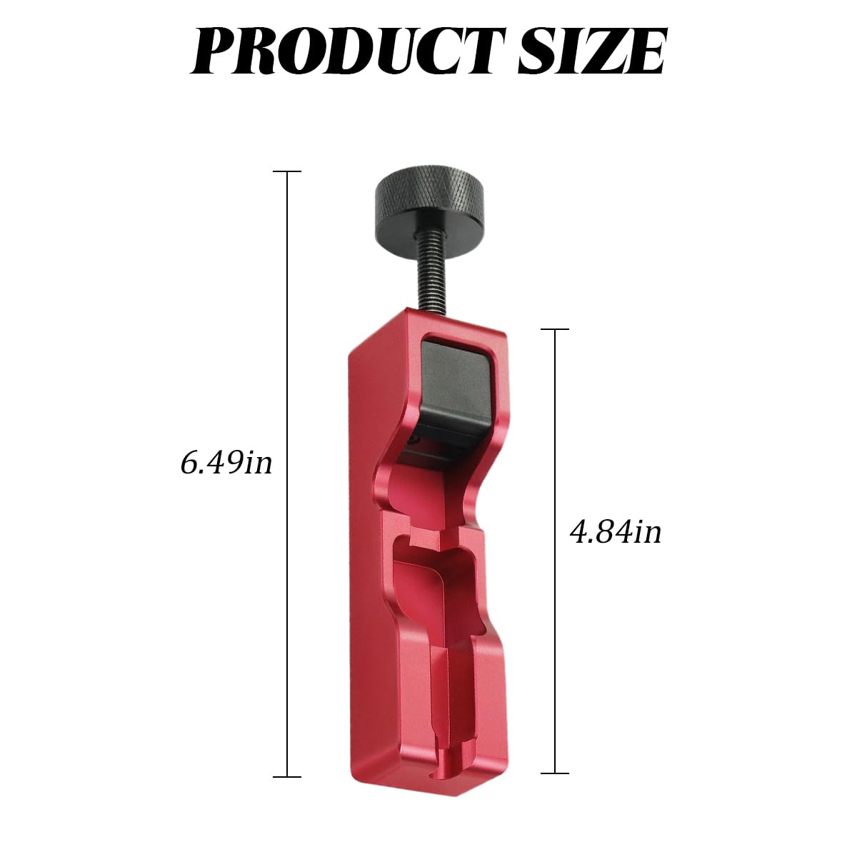 Zpana Car Spark Plug Gap Tool, Vehicle Sparkplug Gapping Tool with 32 Blade Steel Feeler Gauge, Automotive Spark Plugs Adjustment Gapper for Most 10mm 12mm 14mm 16mm, Universal Fit (Red)