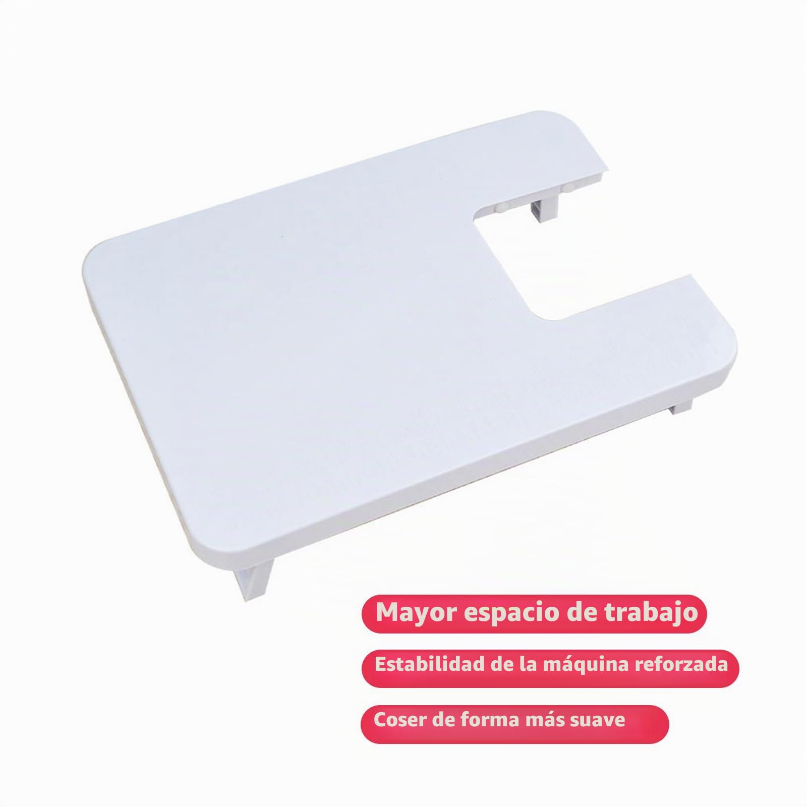 Mesa de extensión universal para máquina de coser con construcción ABS para la mayoría de los modelos para facilitar la costura