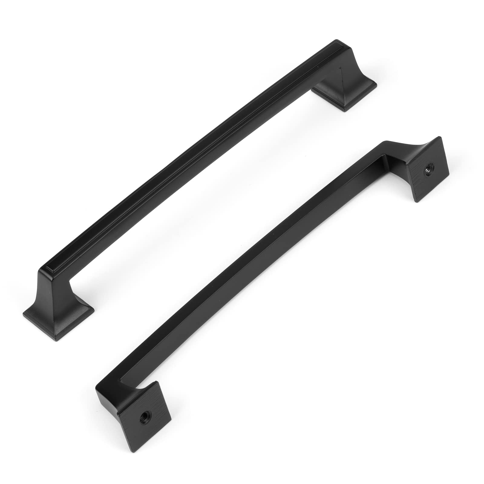 Buy 10Pack Black Pulls Matte Black Handles 160mm Matte