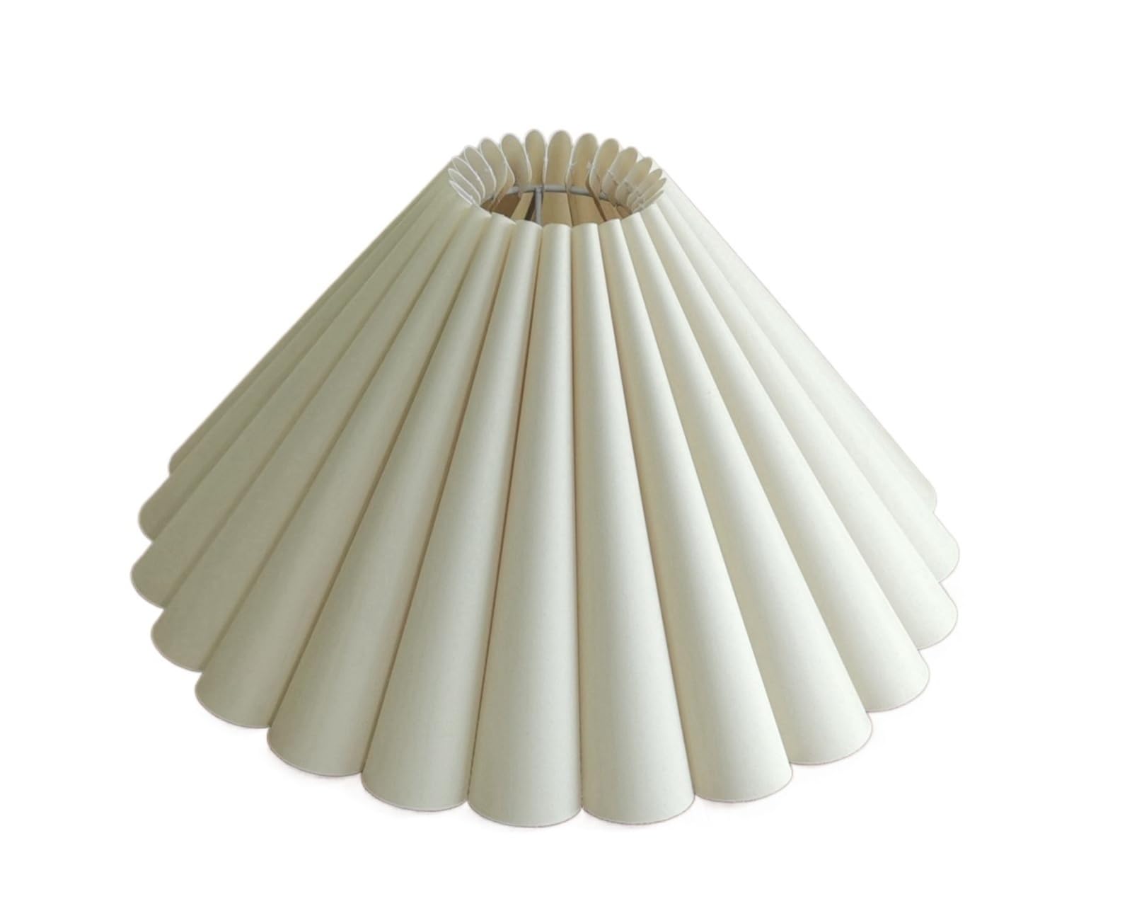 Luxemetals Khaka Petal Fabric Lampshade E26 E27- Used For Desk Lamps And Floor(Khaka)