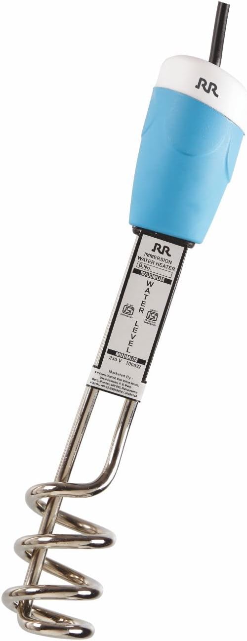 RR Watt Immersion Water Heater with Copper Heating Element (Blue) (1000)