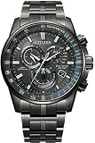 Citizen Herren クロノグラフ エコドライブ uhr Promaster Sky mit Edelstahl アームバンド, グレー, standard size, ブレスレット