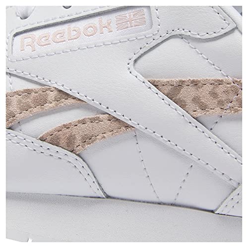 Image of Reebok Women's Classic Leather Sneaker, FTWR White Soft Ecru FTWR White, 4.5 UK