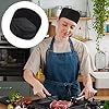 1pcs Adjustable Chef Hat, Breathable Mesh Skull Cap for Kitchen, Cooking, Bakers & Food Service ,Unisex Professional Catering Beanie (Black) #2