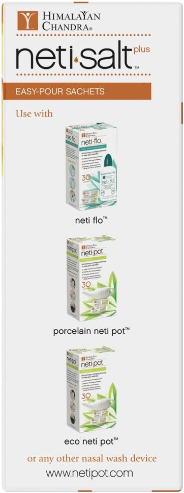 Himalayan Chandra Neti Salt Plus Refill Sachet 60ct - Image 5