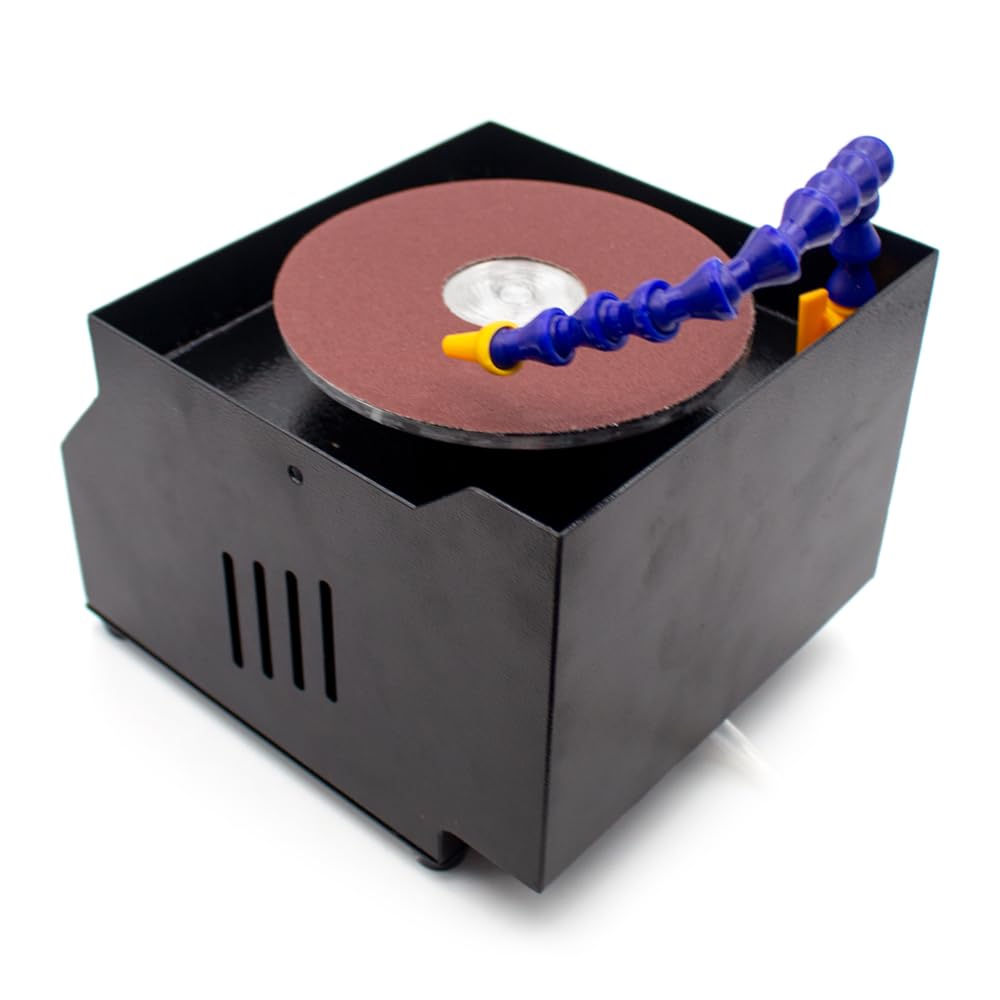 Afilador de Cuchillos Eléctrico Refrigerado Por Agua, Disco de Afilar Húmedo/Seco de 150 mm, Sistema de Circulación de Agua de Un Toque Y Velocidad Ajustable.