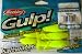 Berkley Gulp Double Tail Swimming Mullet Chartreuse Fishing Bait, Multi, 4" | 10cm