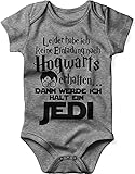 miKalino Babybody mit Spruch für Jungen Mädchen Unisex kurzarm Leider habe ich keine Einladung nach Hogwarts erhalten... | handbedruckt in Deutschland, Farbe:heather, Grösse:62