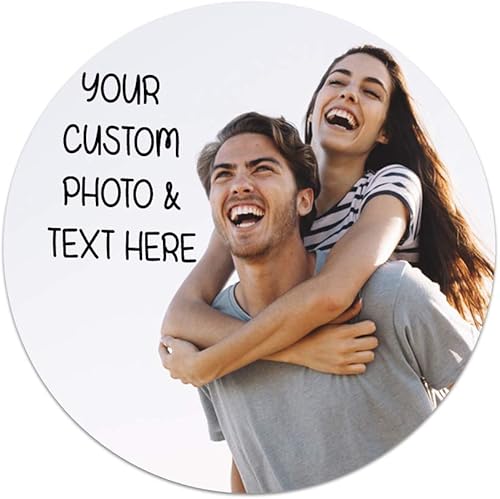 Alfombrilla de mouse personalizada para fotos y texto, de neopreno, suministros de oficina y accesorios de escritorio para computadora de juegos,