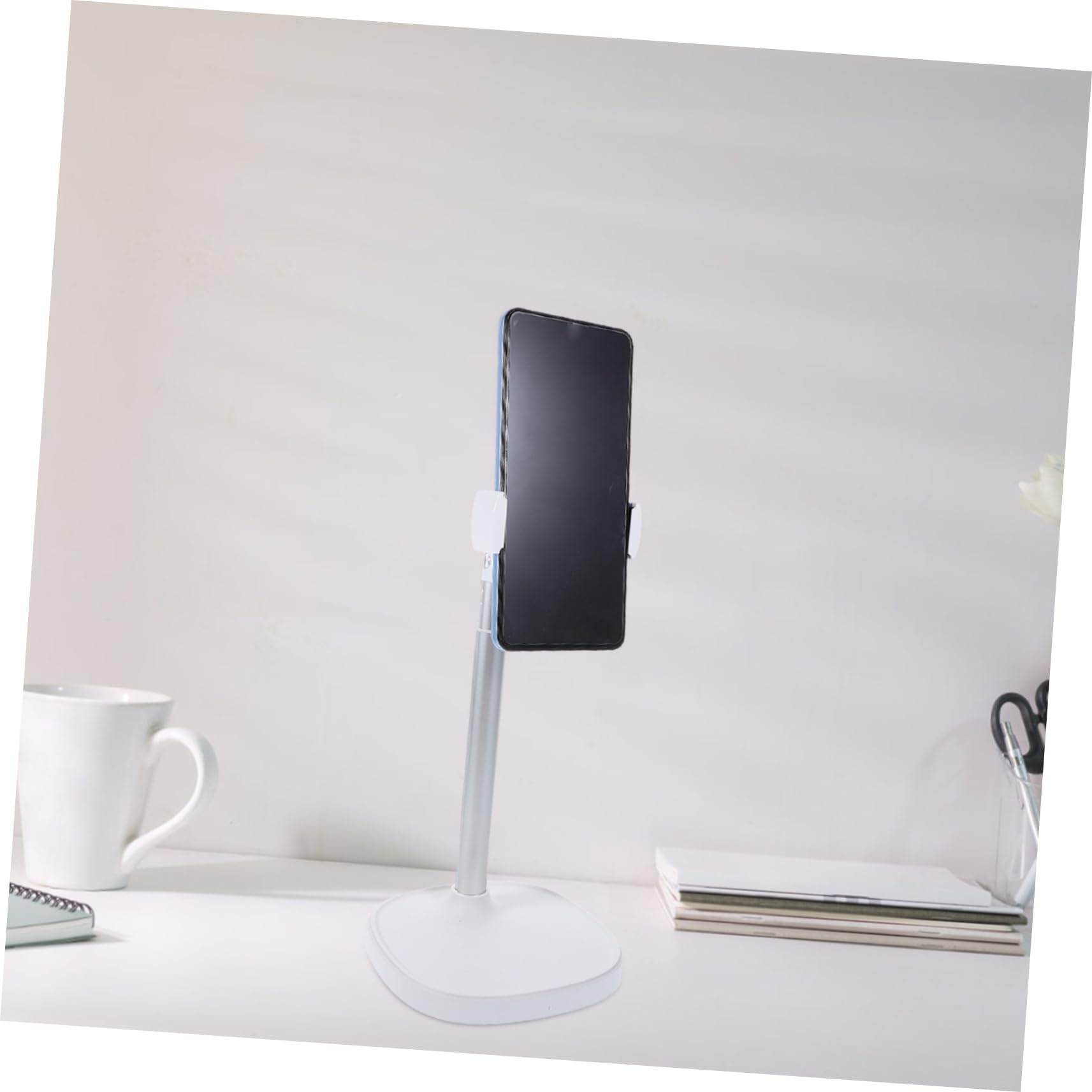 jojofuny Supporto Telefonico Regolabile Per Scrivania Supporto Da Tavolo Per Smartphone e Tablet Design Stabile e Pratico Per Ufficio e Casa